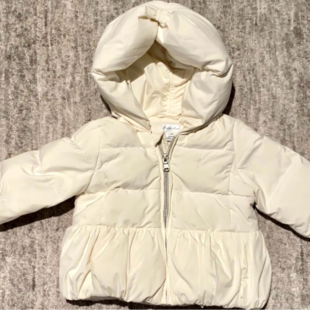 Polo Ralph Lauren puffer baby girl coat - 9M!